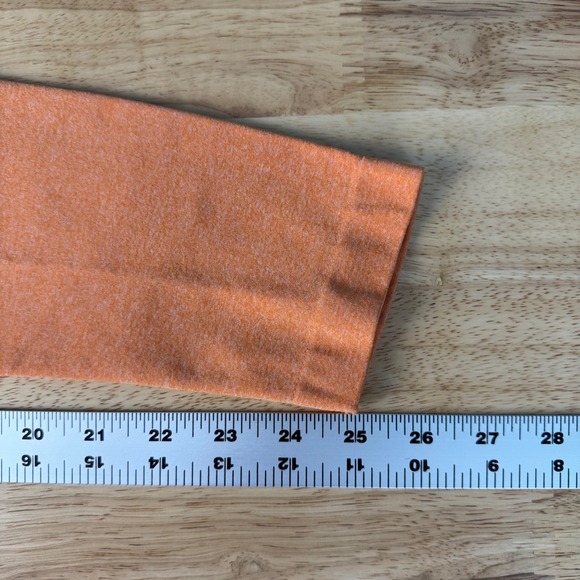 NVGTN Women's Orange Small Contour Seamless Cropped Leggings Skinny Gym Nylon - Picture 8 of 8